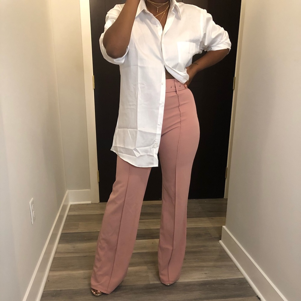 Highwaist Pants Bottoms Palazzo Pants